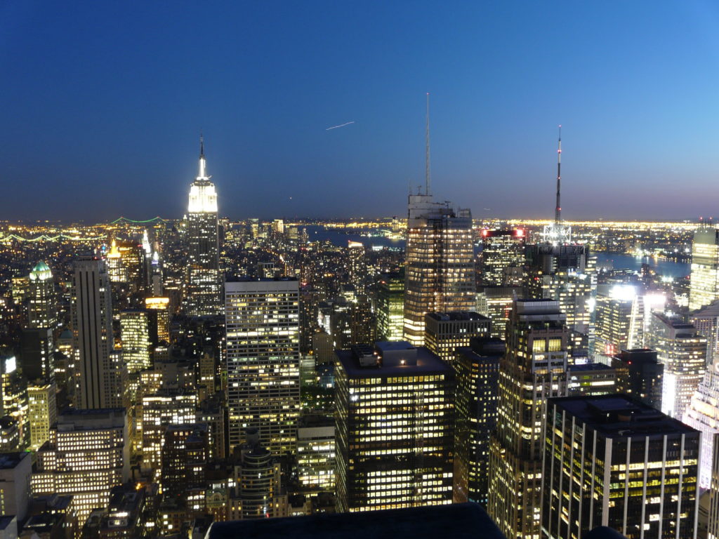 ニューヨークの絶景な夜景スポット プチ優雅に弾丸旅行